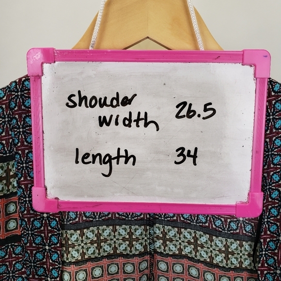 VICTORIA SECRET geometric print kimono size XS/S - Picture 11 of 11